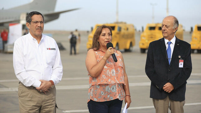 Fotografía de la supervisión del traslado de caudales de efectivo a Puno.