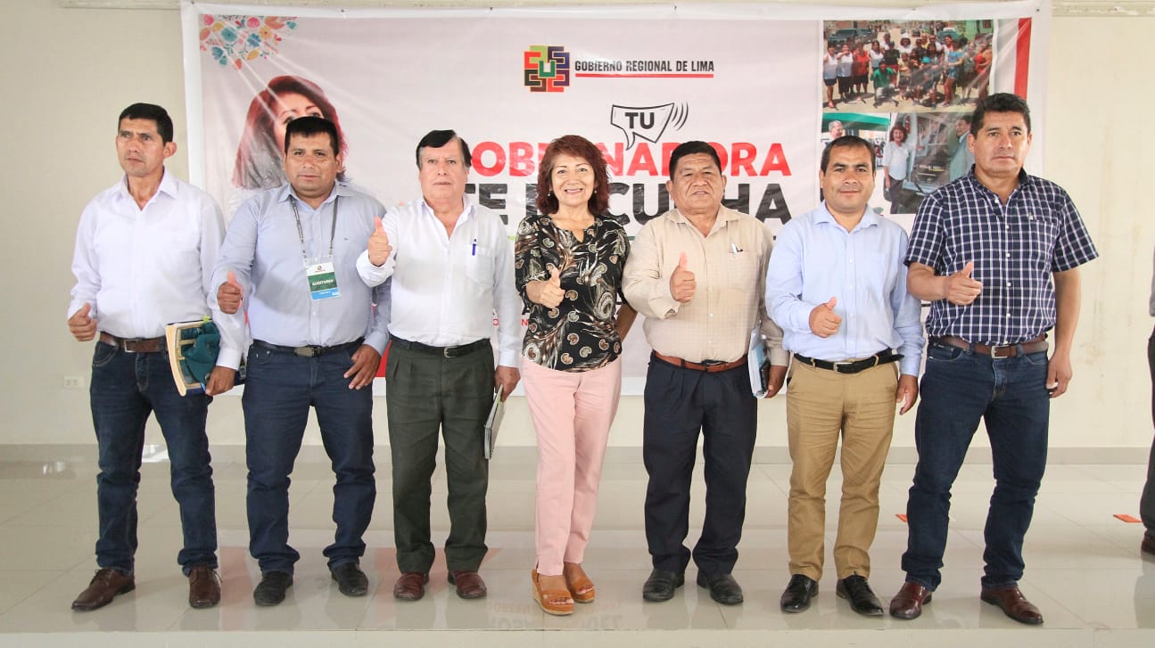 Encaminan cartera de proyectos para el desarrollo de la provincia de Huaura