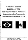 Vista preliminar de documento V Reunión Bilateral Perú - Brasil