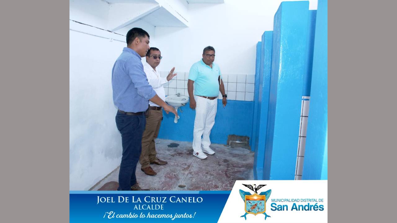 Alcalde Joel De La Cruz Canelo Inspecciona Trabajos De Mejoramiento En El Estadio "Campeones Del 69"