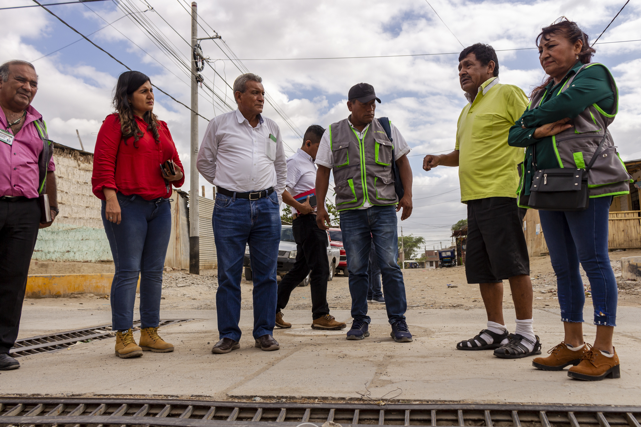 Alcalde Ing. Marlem Mogollón verificó deficiencias en drenaje pluvial en "Villa Primavera"