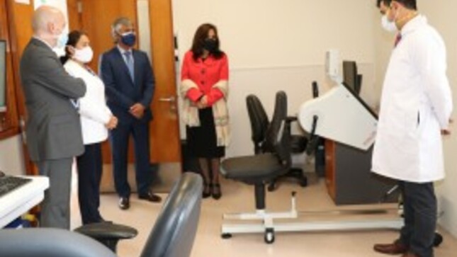 Inauguración de "Sala de Rehabilitación Fundación Mapfre" en el INR