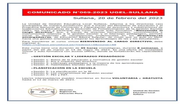 Comunicado N°69