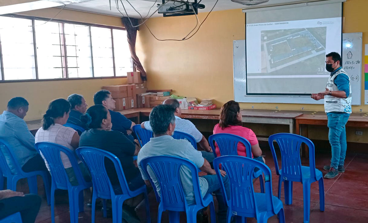 Socializamos avances del proyecto para la IE 126 Javier Pérez de Cuéllar en San Juan de Lurigancho
