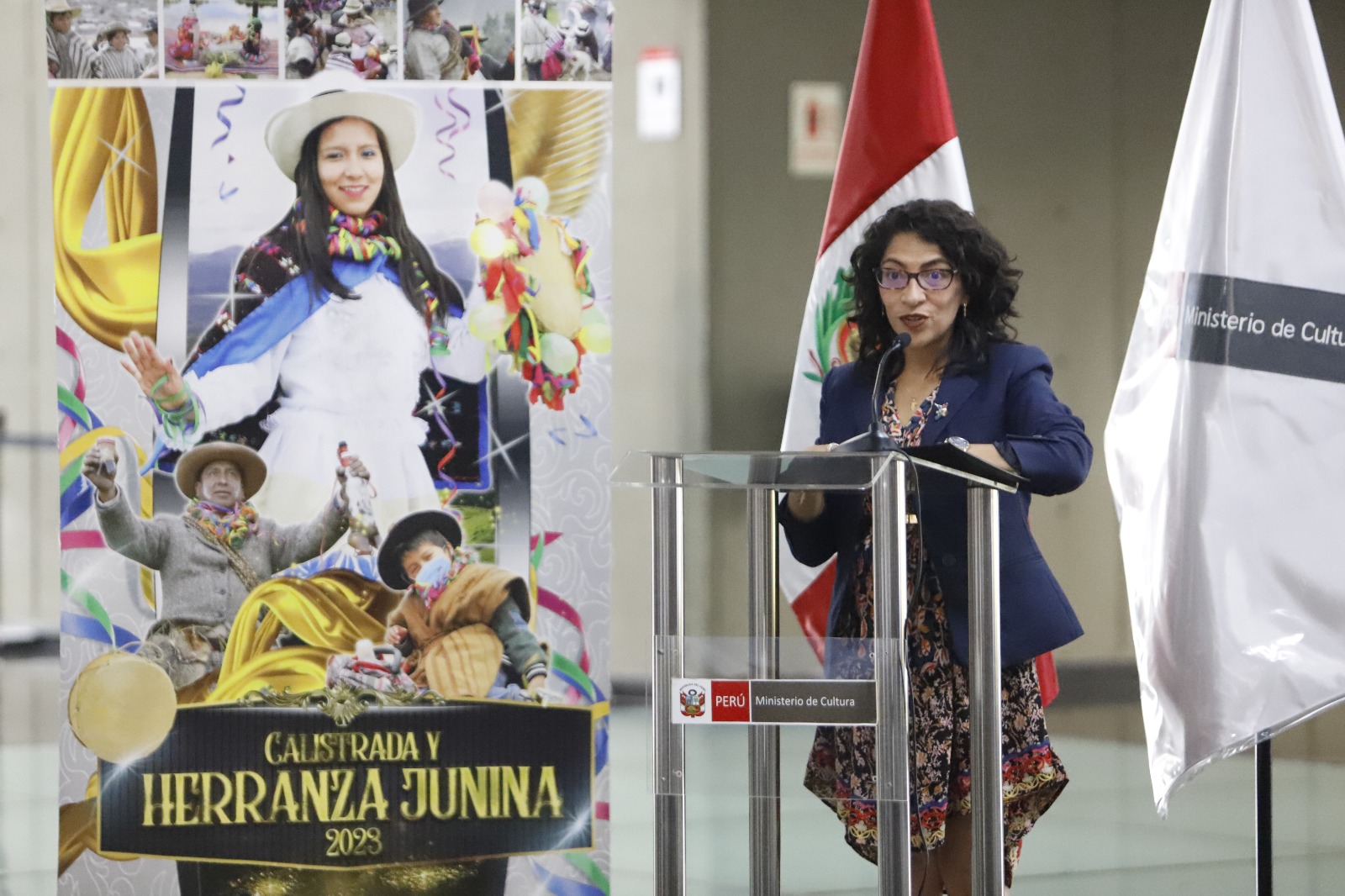 Ministra de Cultura participó en el lanzamiento y presentación de la Herranza Junina 2023