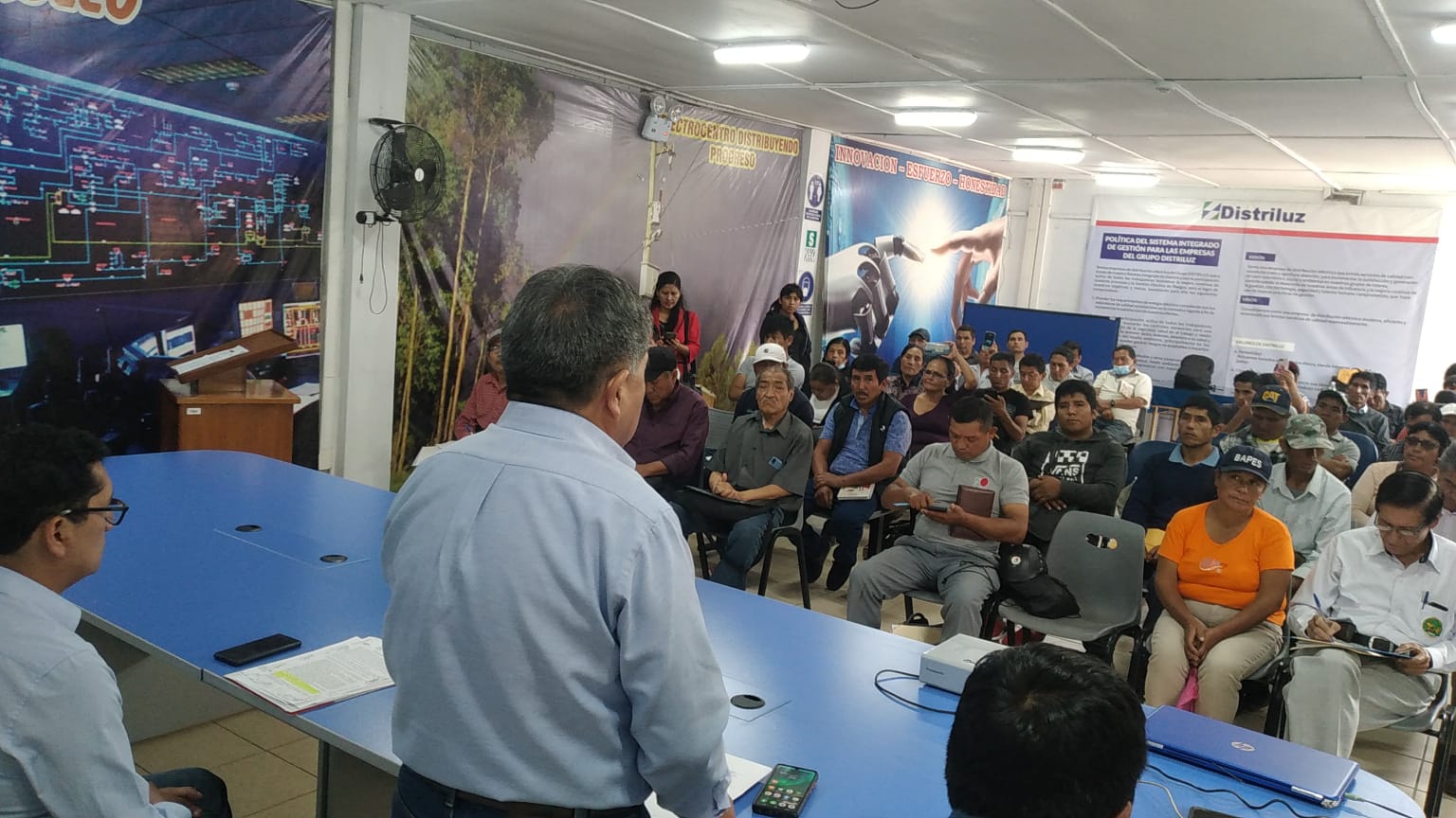 ELECTROCENTRO y autoridades locales instalan mesa de trabajo en Huánuco