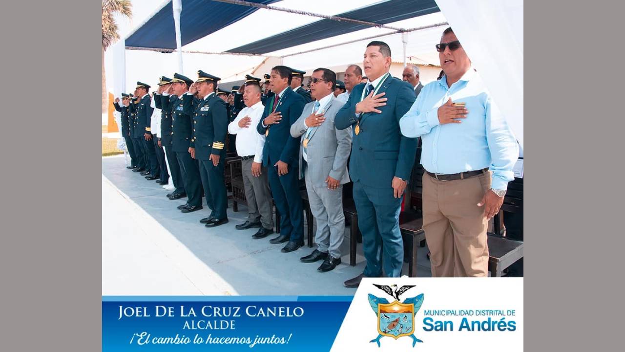 Alcalde Joel De La Cruz Canelo Participó De La Ceremónia Por Los 59 Años De La Creación De La Escuela De Formación N° 51 Efopi