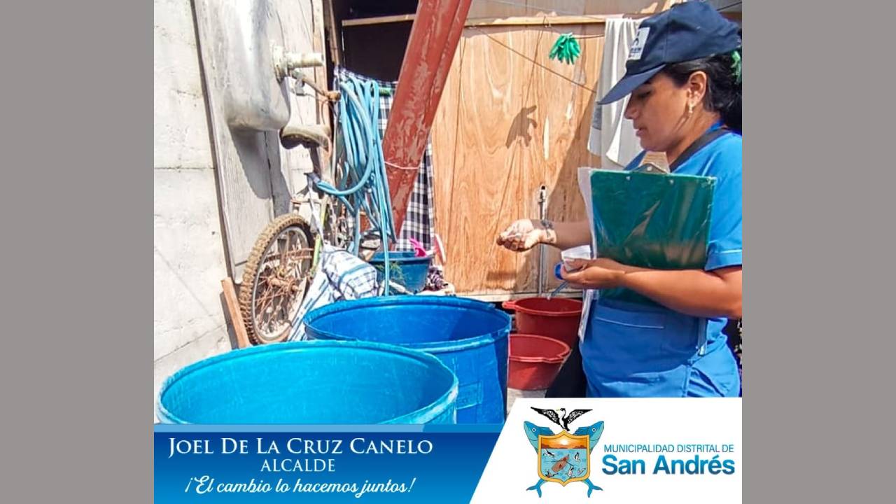 Personal Del Hospital San Juan De Dios Y La Municipalidad Distrital De San Andrés, Realizan Trabajos De Prevención Casa Por Casa En La Lucha