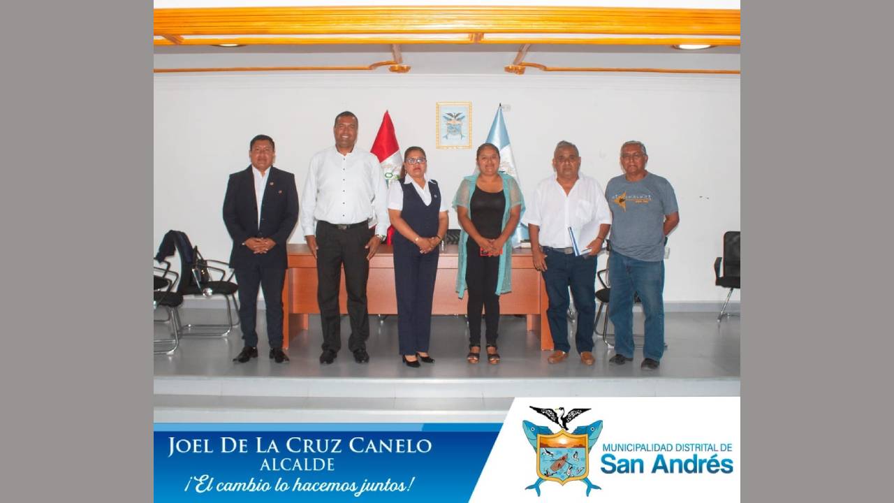 Se Realizó Reunión De Coordinación De La Sub Gerencia De Transporte Vial Y Los Regidores De La Municipalidad De San Andrés