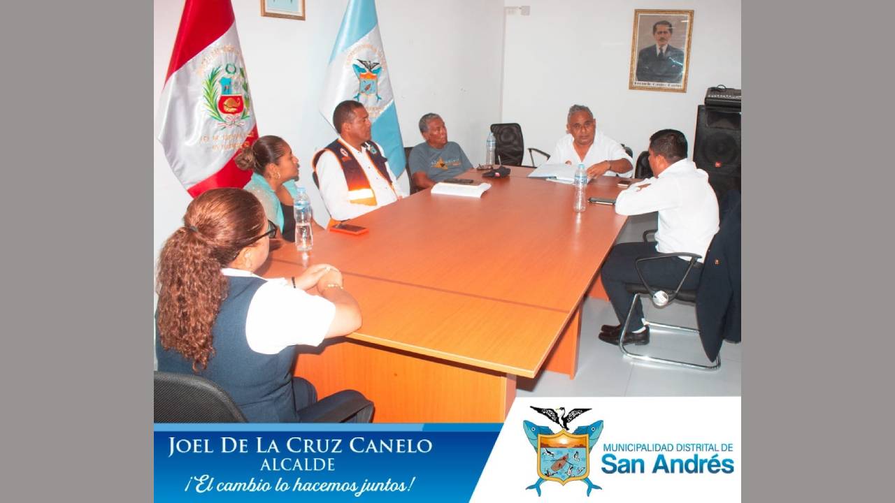 Se Realizó Reunión De Coordinación De La Sub Gerencia De Transporte Vial Y Los Regidores De La Municipalidad De San Andrés