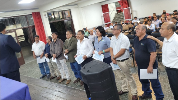 Juramenta nueva directiva del sindicato de trabajadores del Proyecto Especial Chavimochic