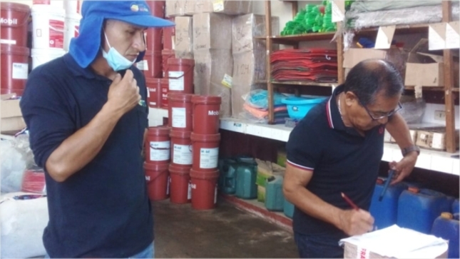 Comisión de Inventario inspecciona almacenes de todas las instalaciones