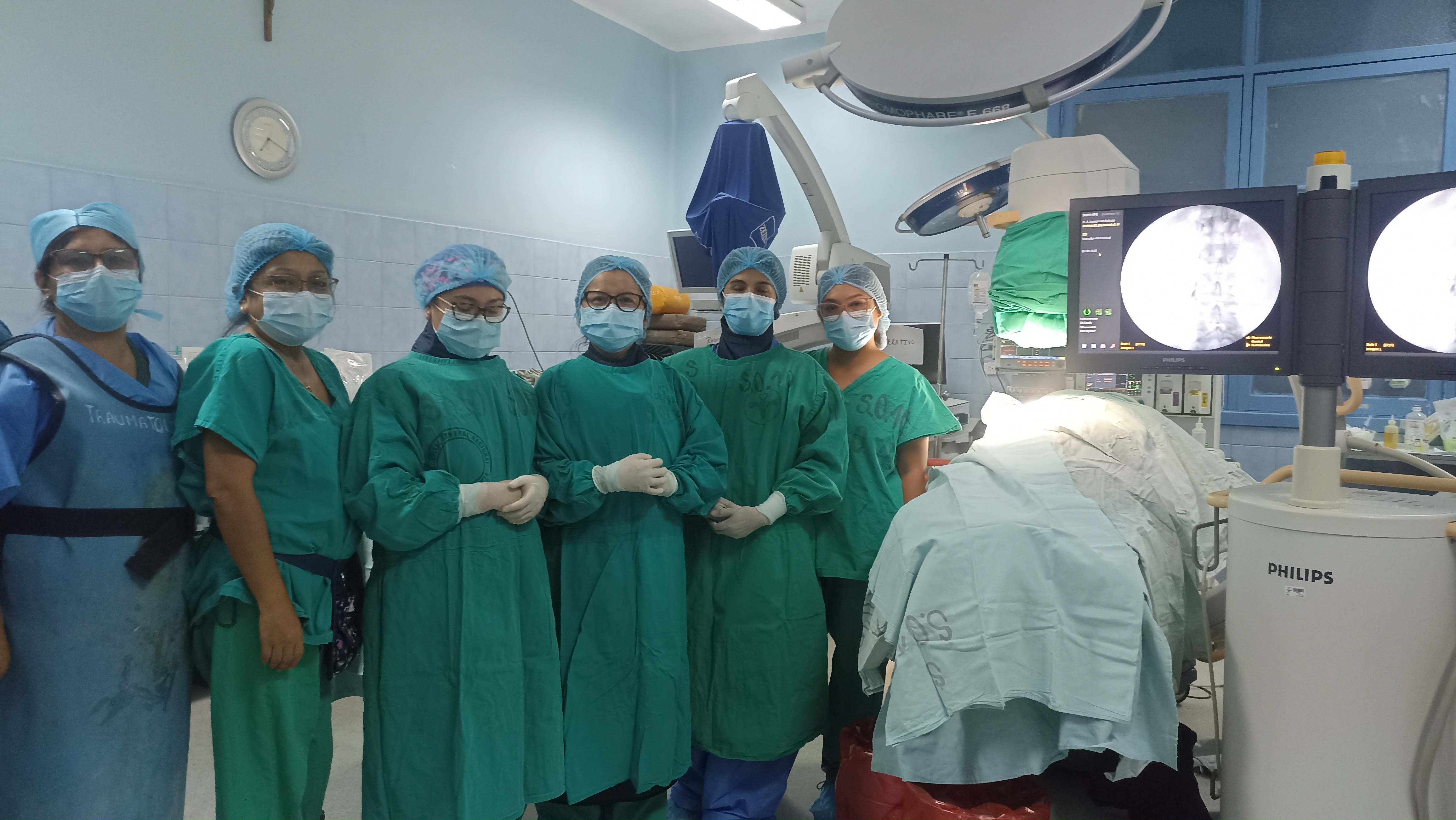 Hospital Loayza realiza primer procedimiento intervencionista Anestesiológico en el tratamiento del dolor