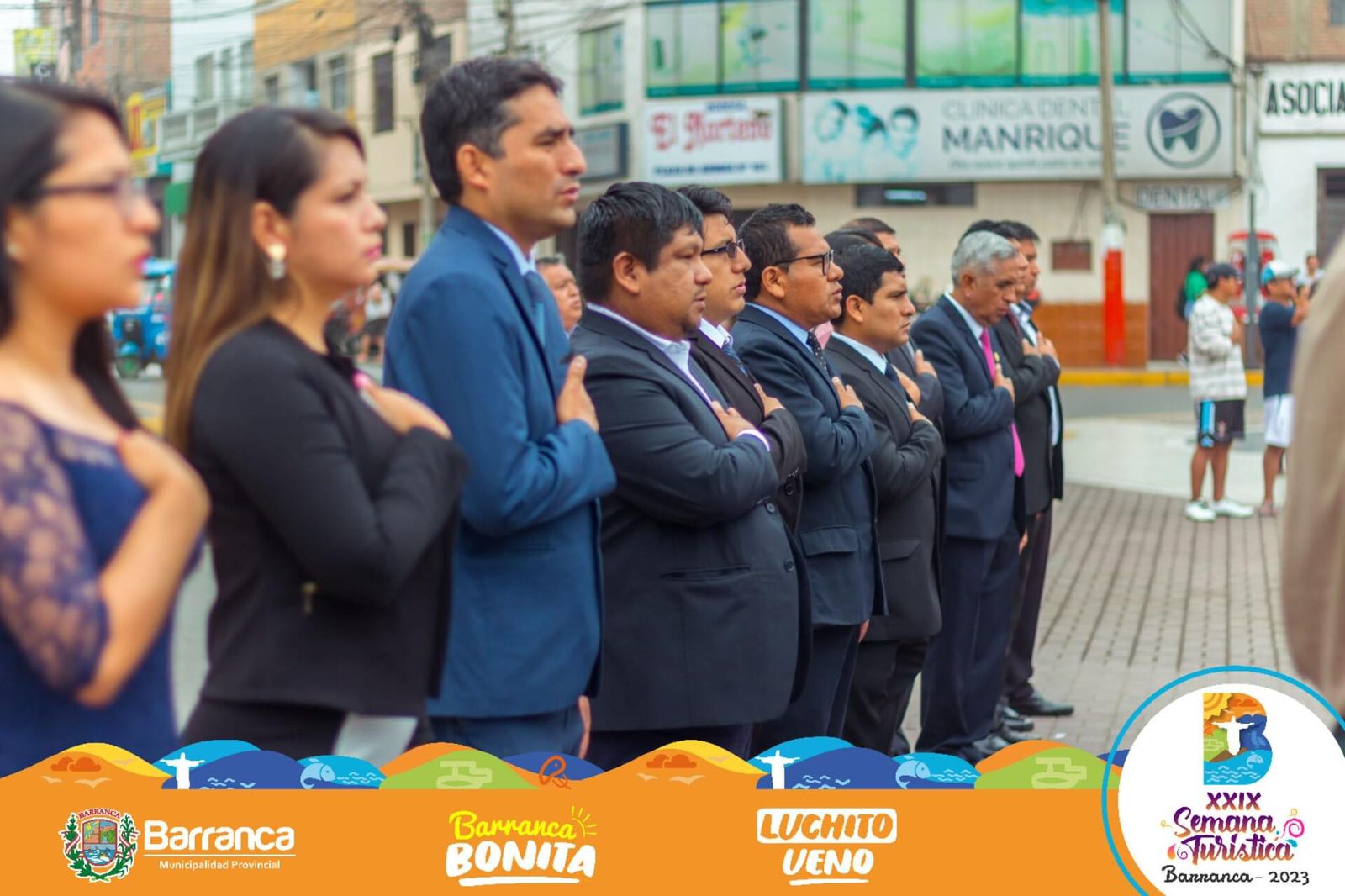 Ceremonia de Izamiento por la Semana Turística