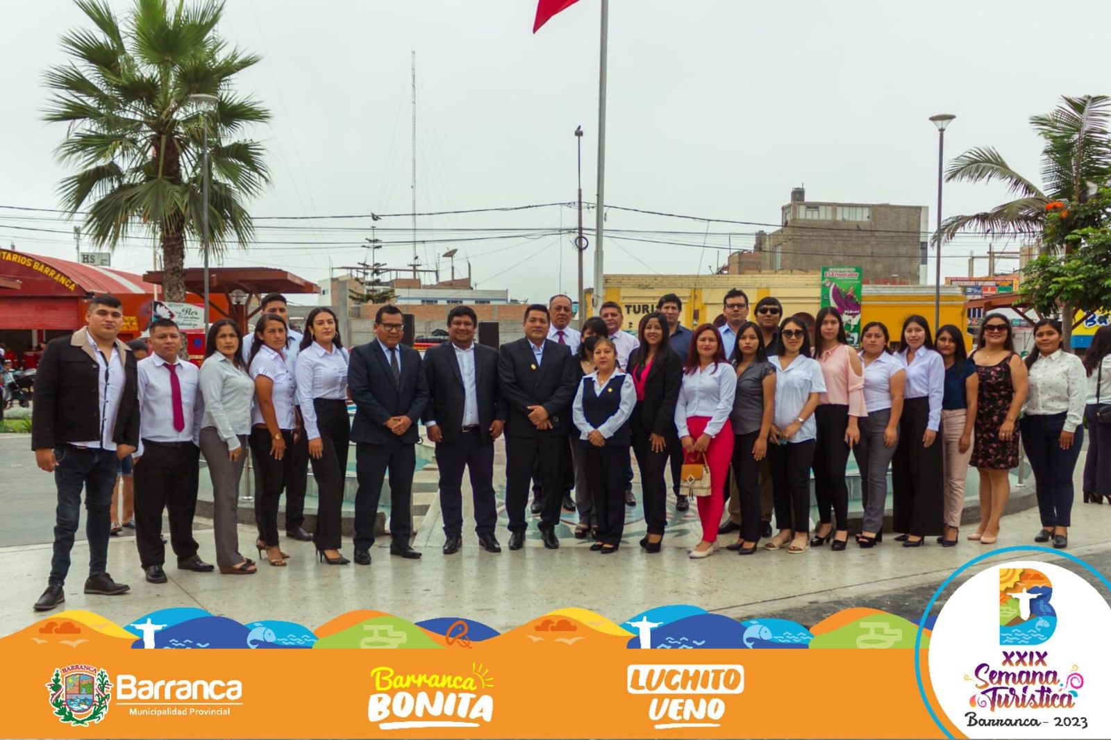 Ceremonia de Izamiento por la Semana Turística
