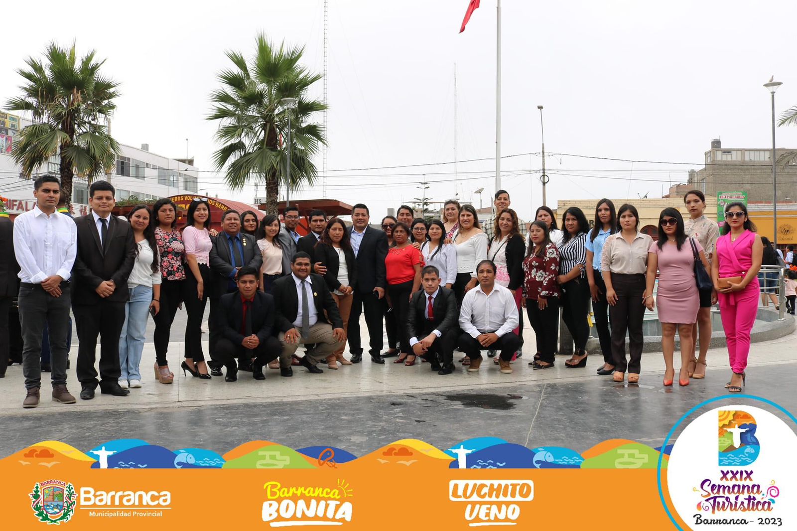 Ceremonia de Izamiento por la Semana Turística