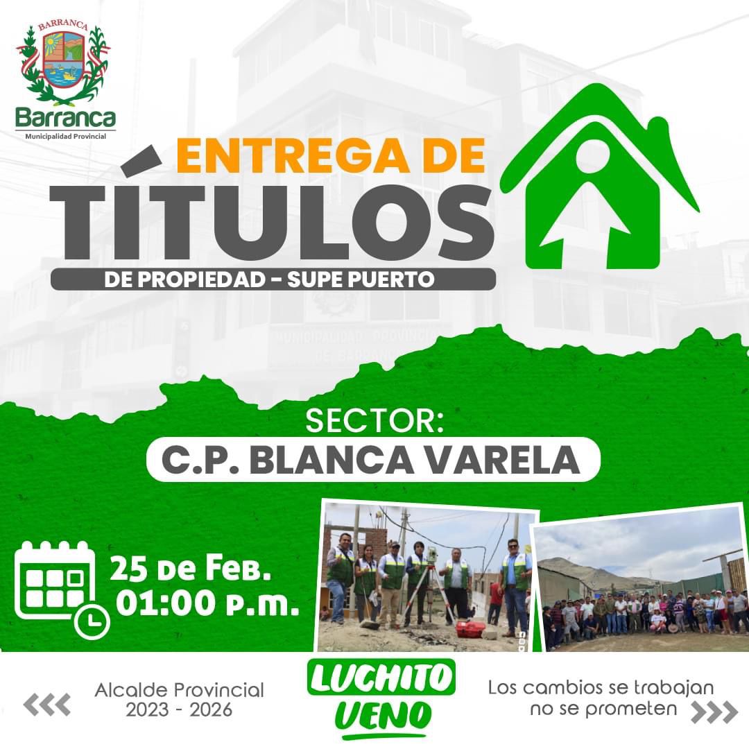 Se Inicio la entrega de Titulación de Propiedad