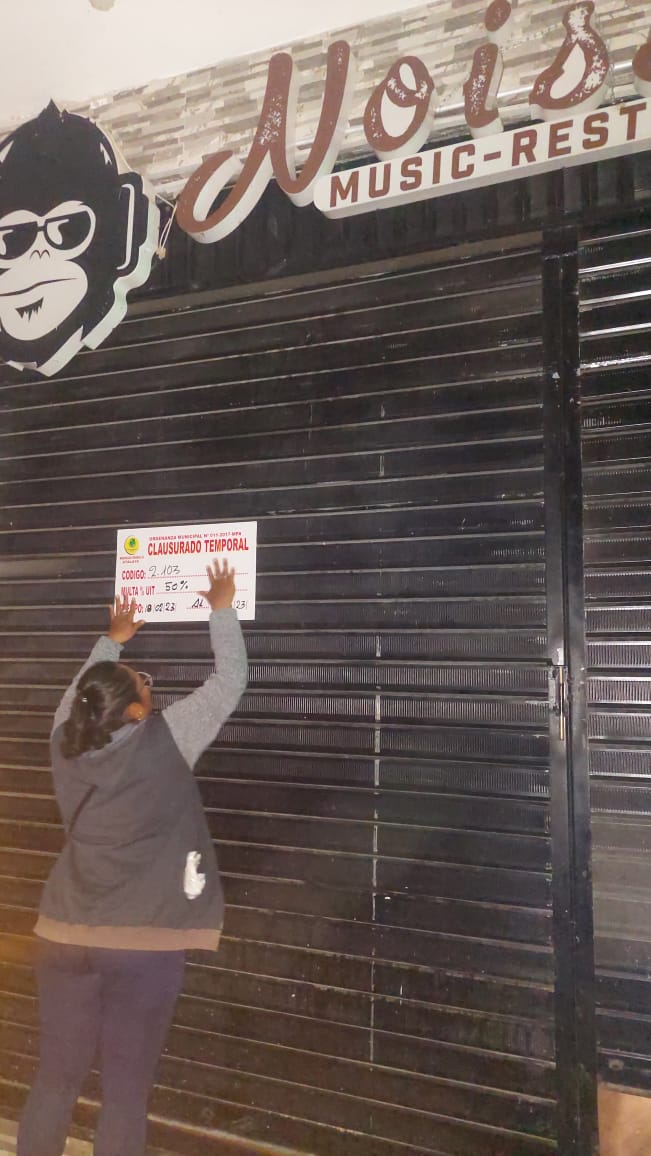 clausuran local de diversión