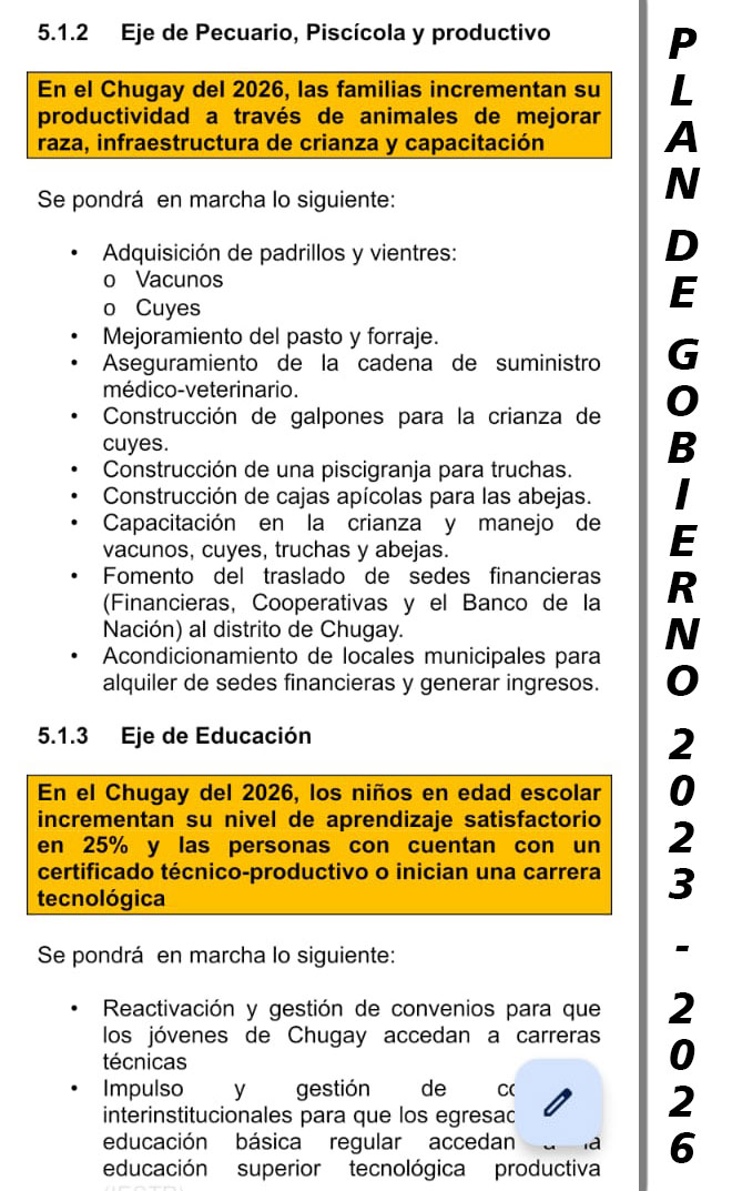 El alcalde Sandro Rodríguez Arteaga, se reunió con el Gerente de la Red de Agencias del Banco de la Nación, Héctor Santiago Cuadros Ramírez,  con la finalidad de tener una gencia en chugay.