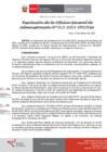 Vista preliminar de documento Resolución 013-2023-IPD/OGA Unidad de Mantenimiento - OI: Encargo Temporal puesto Jefatura.