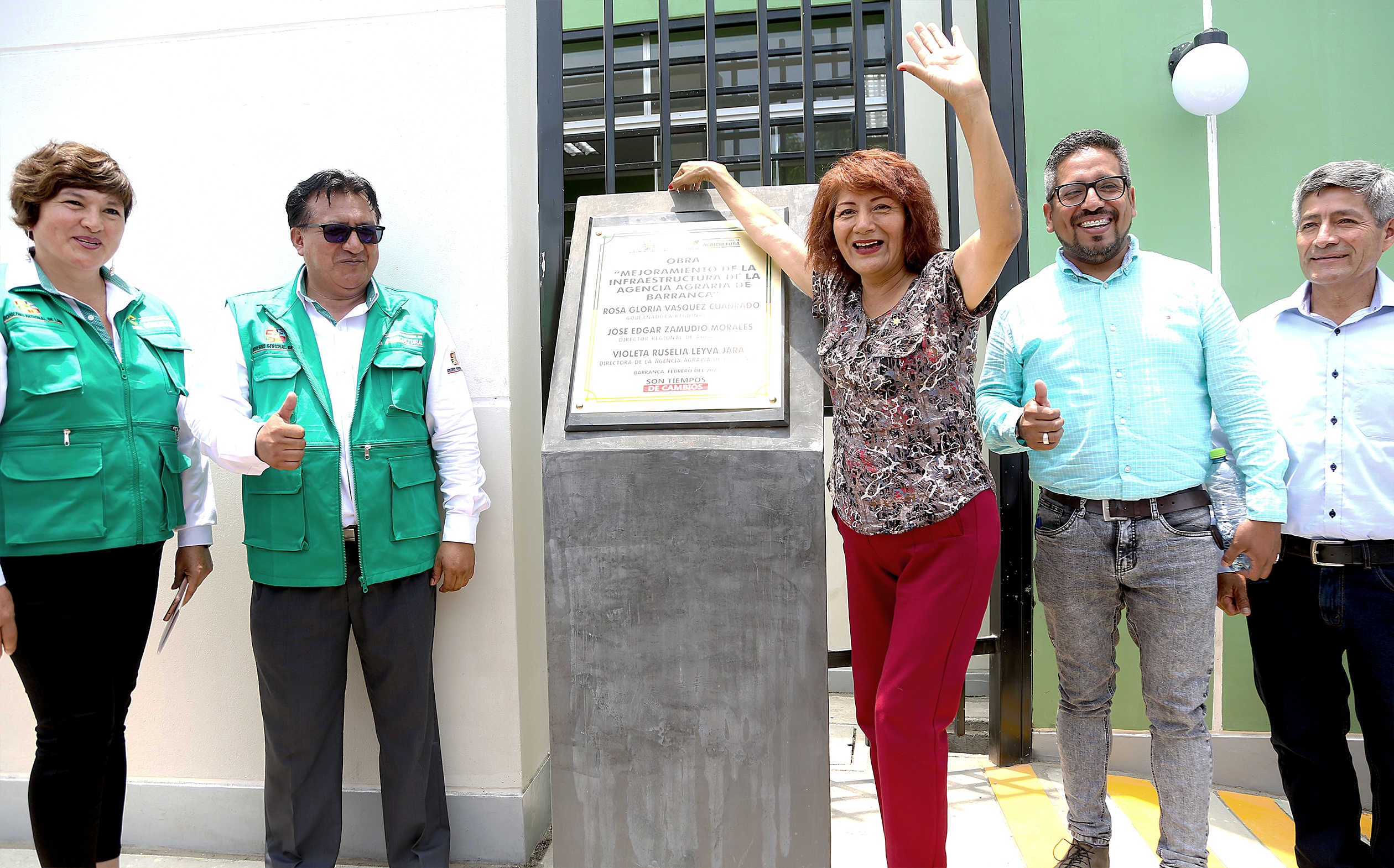 Gobernadora Rosa Vásquez inaugura moderna sede de la Agencia Agraria de Barranca 