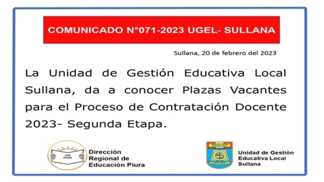 Comunicado N°71