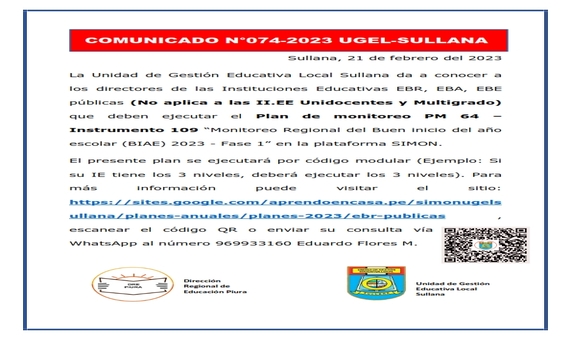 Comunicado N°74