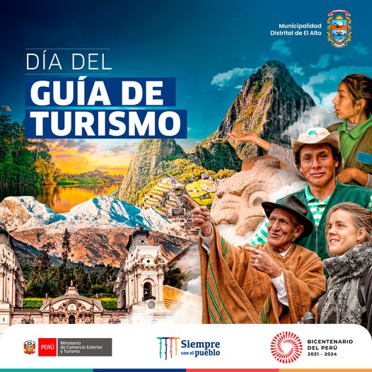 La Municipalidad Distrital de El Alto dirigida por el Alcalde el Sr. Reddy Bancayan Palomino, saluda a todo guía Turístico de nuestro Distrito y del Perú, un saludo muy especial a nuestra Subgerente de Turismo Karem Becerra Tume.