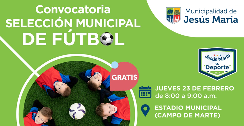 Convocatoria Selección Municipal de Fútbol