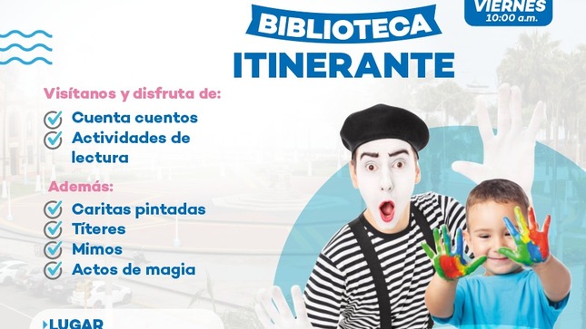 Promoviendo la lectura, la Municipalidad del Callao