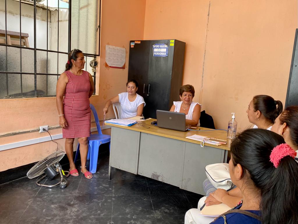 Municipalidad de Sullana mesa de trabajo con el Comité de Administración del Vaso de Leche febrero 2023