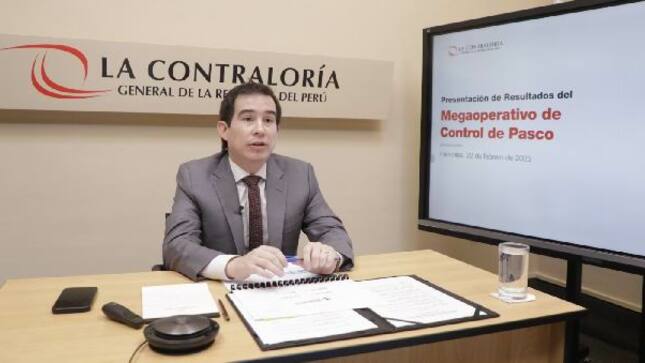 Contraloría observa ejecución de S/ 28 millones de recursos públicos durante Megaoperativo de Control en Pasco