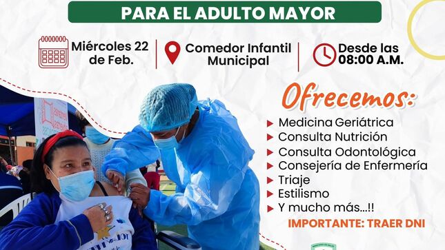 Campaña Multisectorial Para El Adulto Mayor