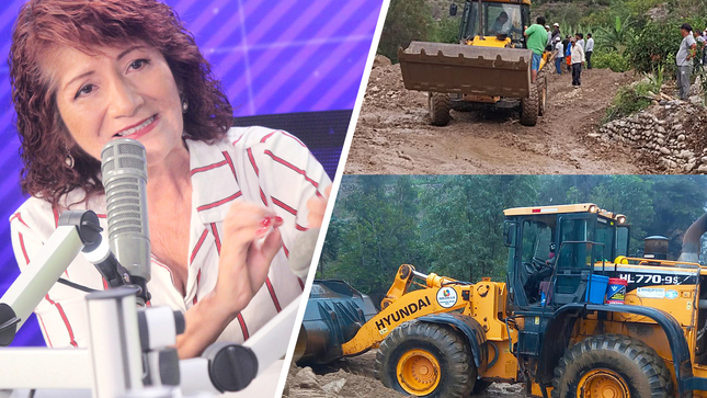 Rosa Vásquez demanda apoyo con maquinaria pesada para intervenir en zonas amenazadas por huaicos
