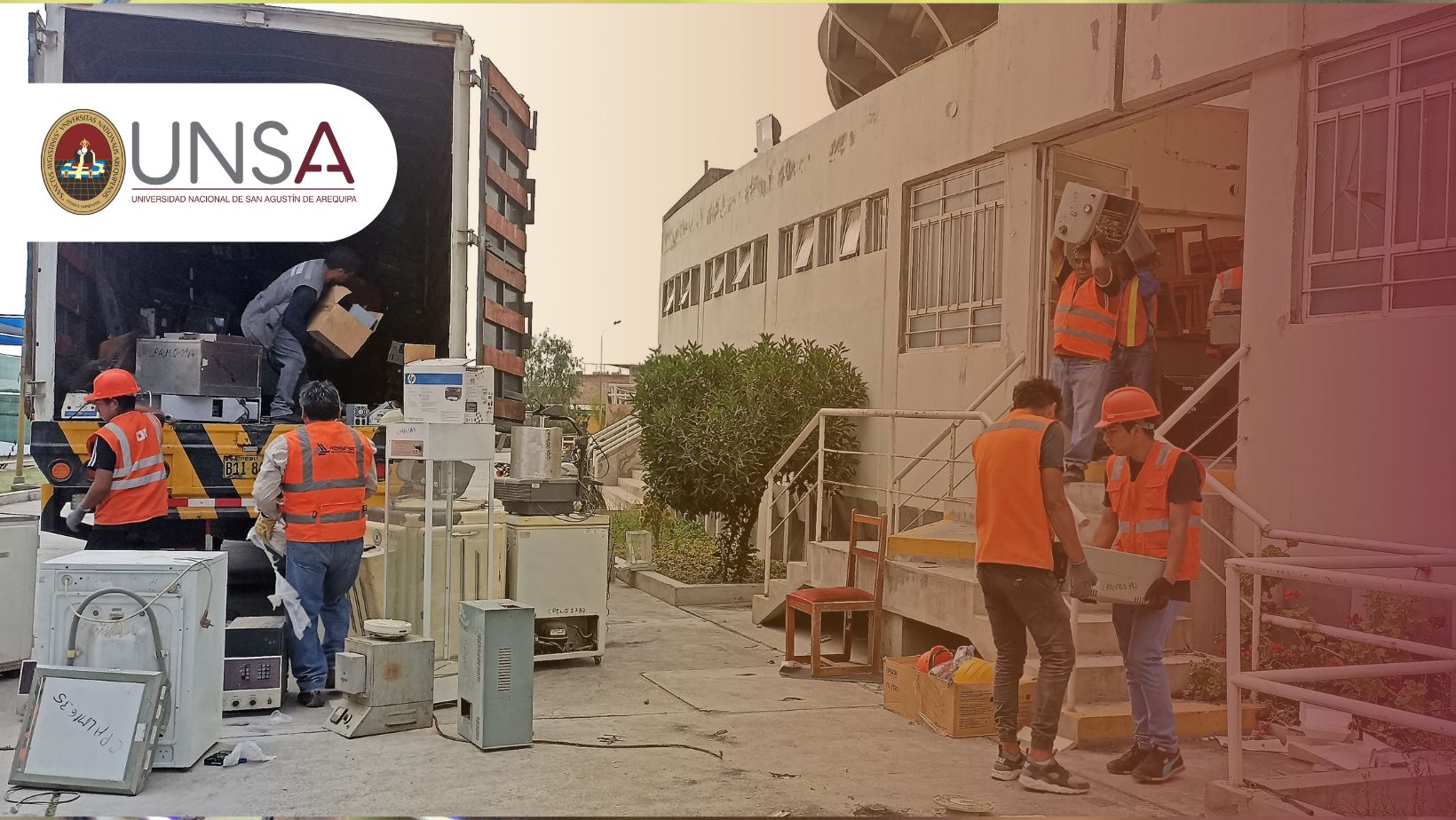 UNSA donó más de cinco mil equipos eléctricos y electrónicos en desuso