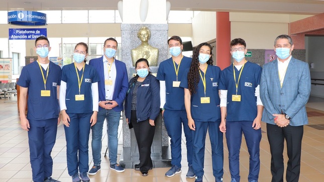 INR recibió visita de delegación colombiana de estudiantes de Fisioterapia