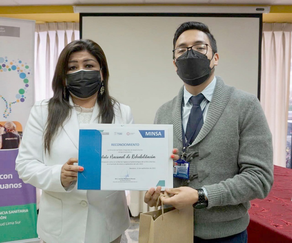 Diris Lima Sur reconoció la participación activa del INR EN LA Red de Vigilancia Epidemiológica de la jurisdicción