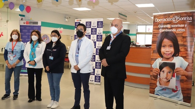 Se realizaron cirugias a niños con labio leporino y/o paladar hendido en el INR