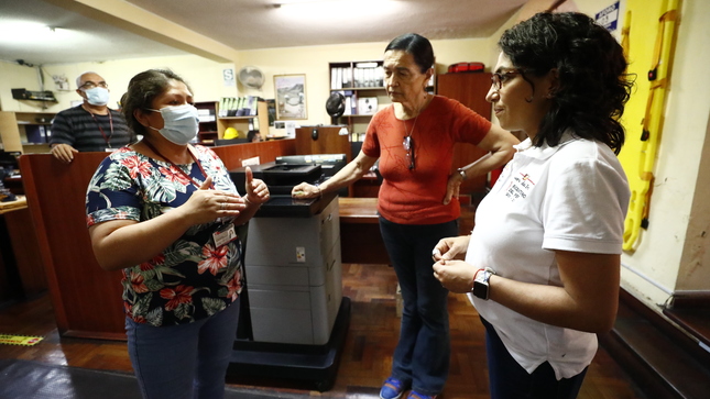Ministra de Cultura visitó instalaciones de la Unidad Ejecutora N°003 - Zona Arqueológica Caral