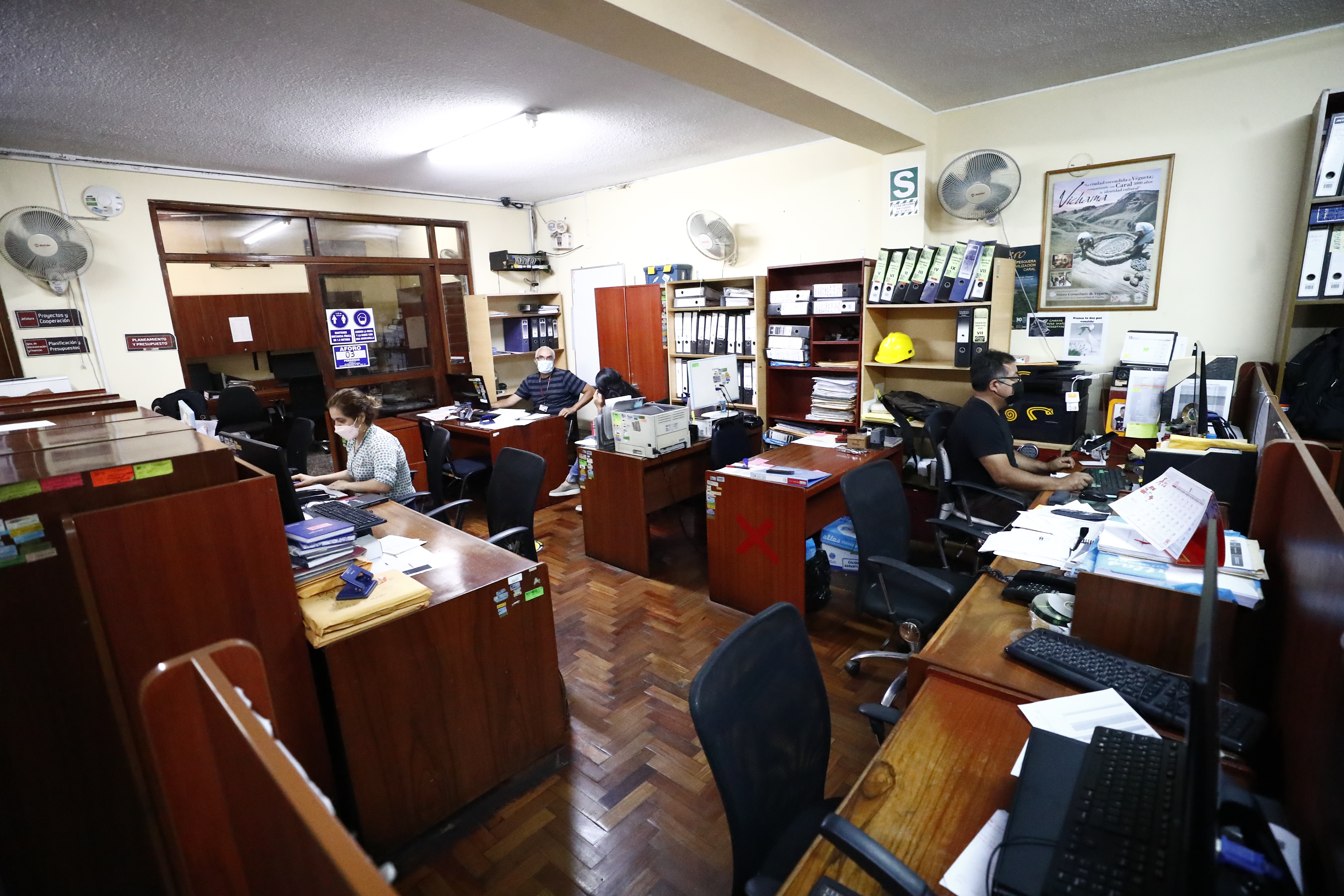 Ministra de Cultura visitó instalaciones de la Unidad Ejecutora N°003 - Zona Arqueológica Caral