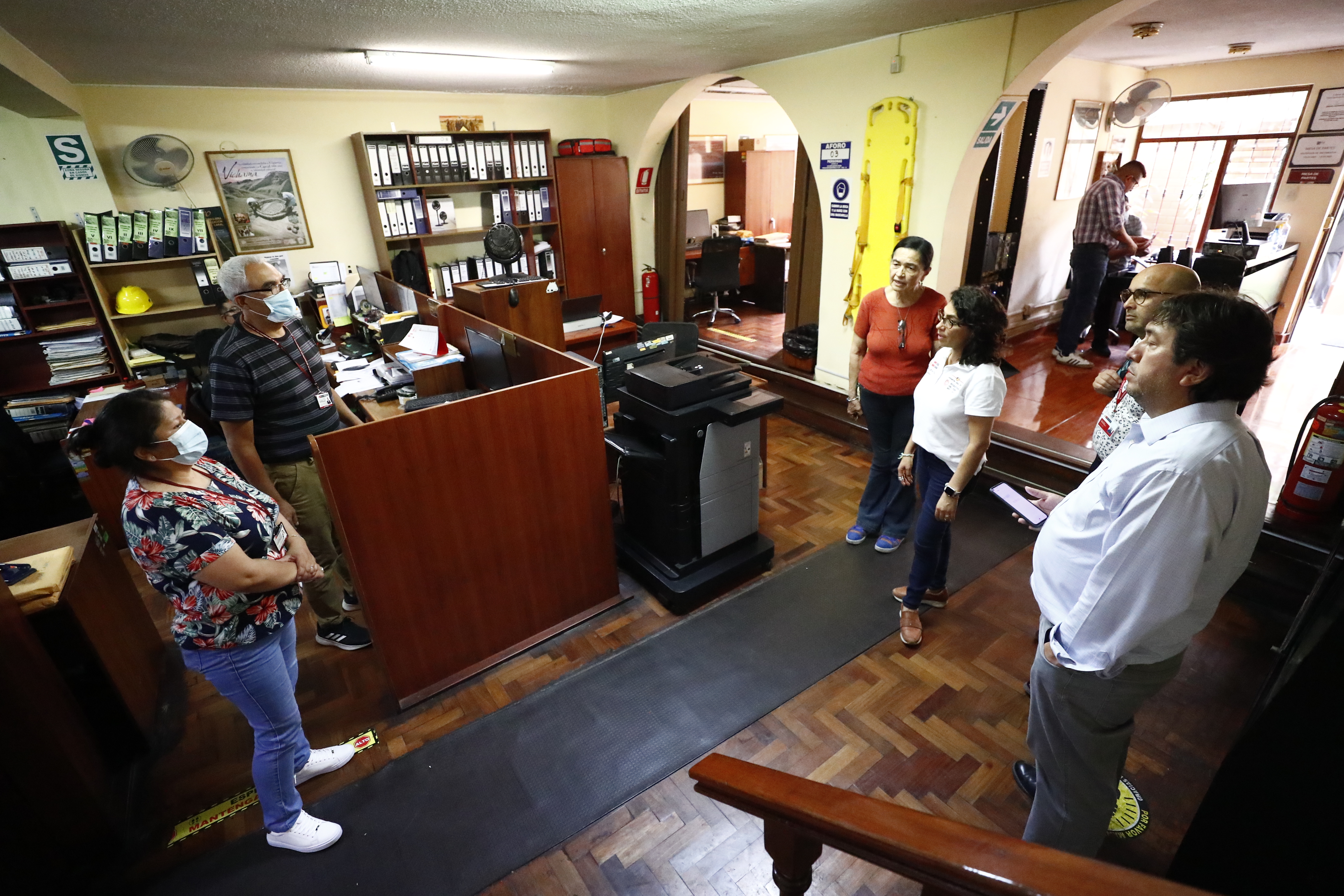 Ministra de Cultura visitó instalaciones de la Unidad Ejecutora N°003 - Zona Arqueológica Caral