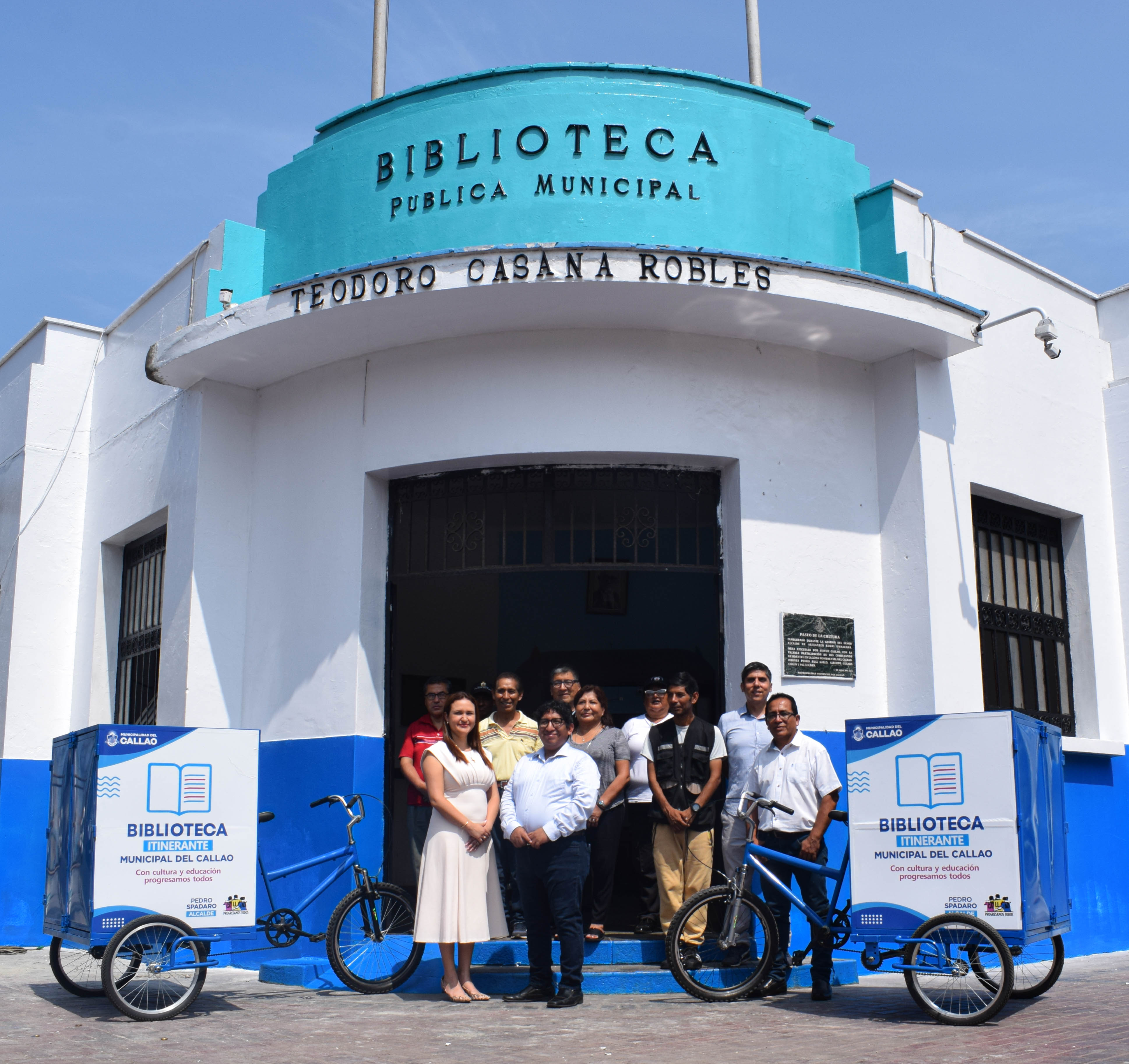 Nuestra Biblioteca Municipal "Teodoro Casana Robles" recibió la visita del director de la Dirección de Desarrollo de Políticas Bibliotecarias de la Biblioteca Nacional del Perú, Alex Alejandro Vargas