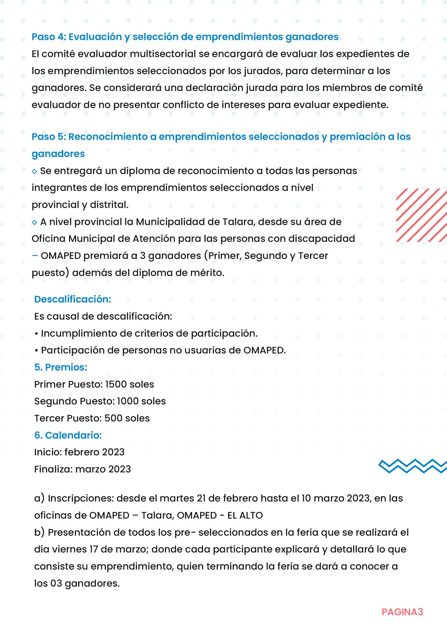 Concurso Provincial de Emprendimiento