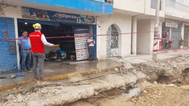 Contraloría alerta posible retraso en obra de la calle Bolívar por demora en aprobación de la Municipalidad de Tumbes