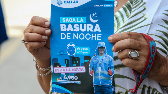 Vecino chalaco, ayúdanos a mantener limpio nuestro querido Callao.