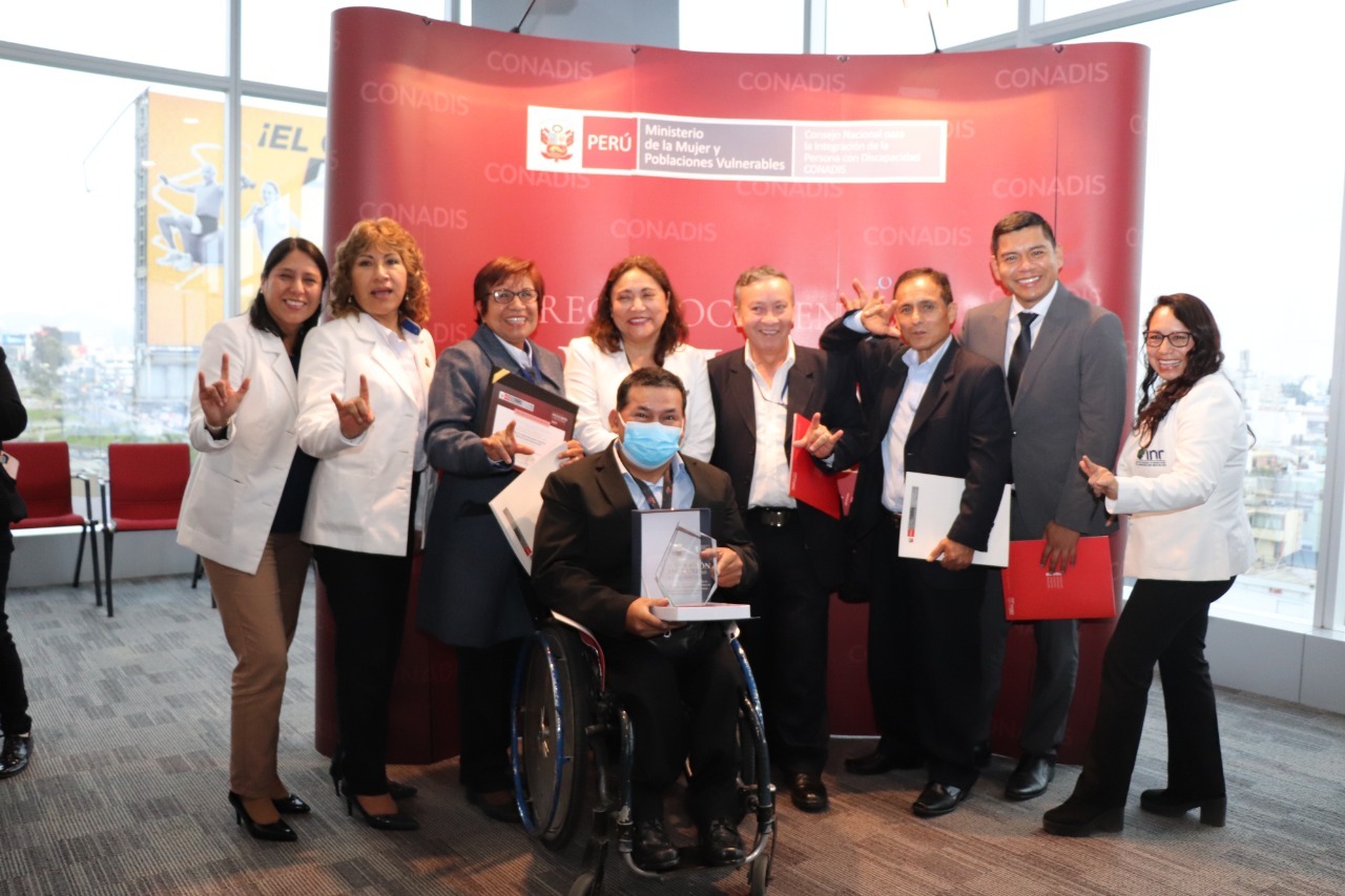 INR fue premiado en la Categoría Salud del Concurso de Buenas Prácticas de Gestión Inclusiva