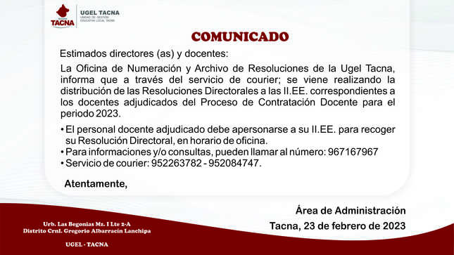 Archivo JPG de Comunicado