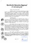 Vista preliminar de documento Resolucion Ejecutiva Regional N°426-2020-GOB