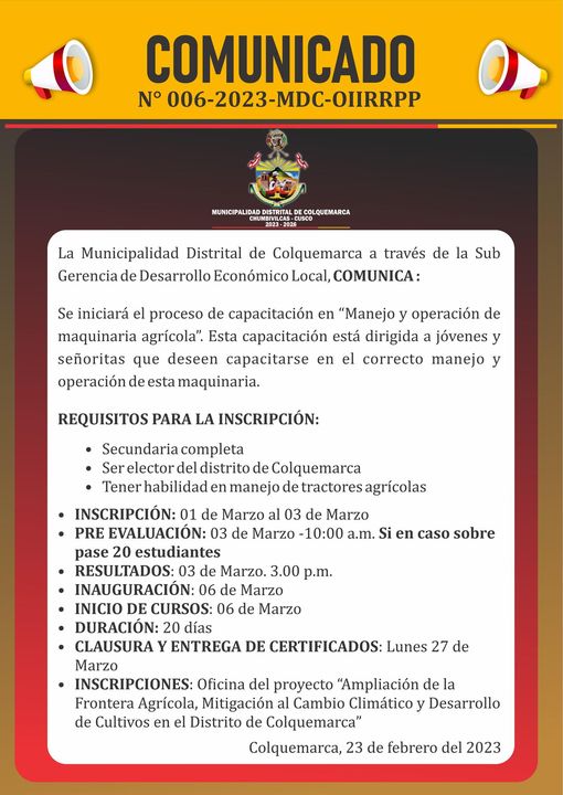 Comunicado