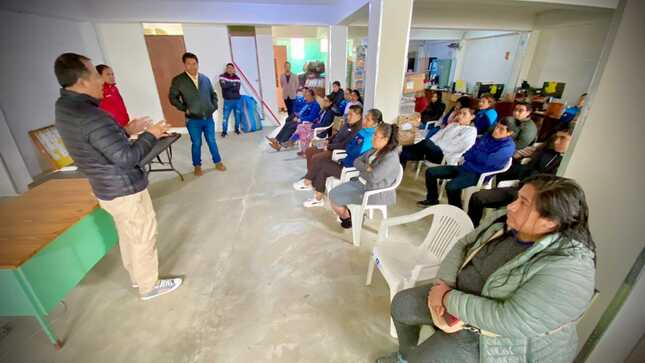 Director regional de salud realiza visita inopinada a la Red de Salud Conchucos Sur